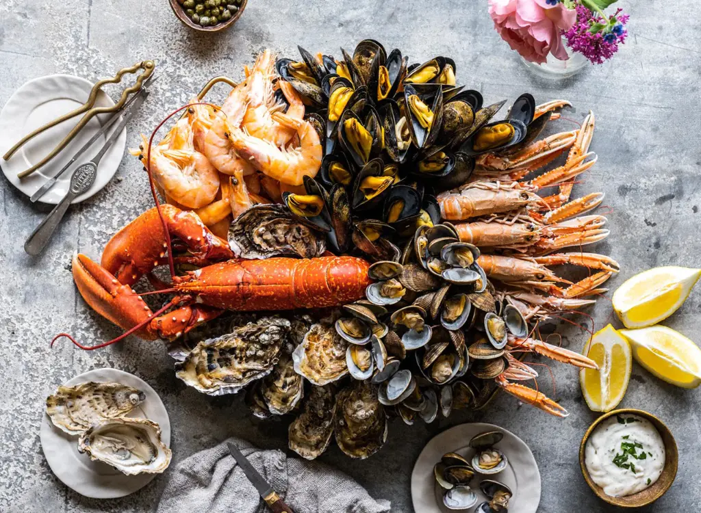 Le plateau de fruits de mer